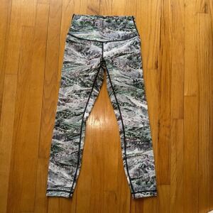 Lululemon Wunder Under High Rise Tight 25" Luxtreme Springscape Athletic Run 4